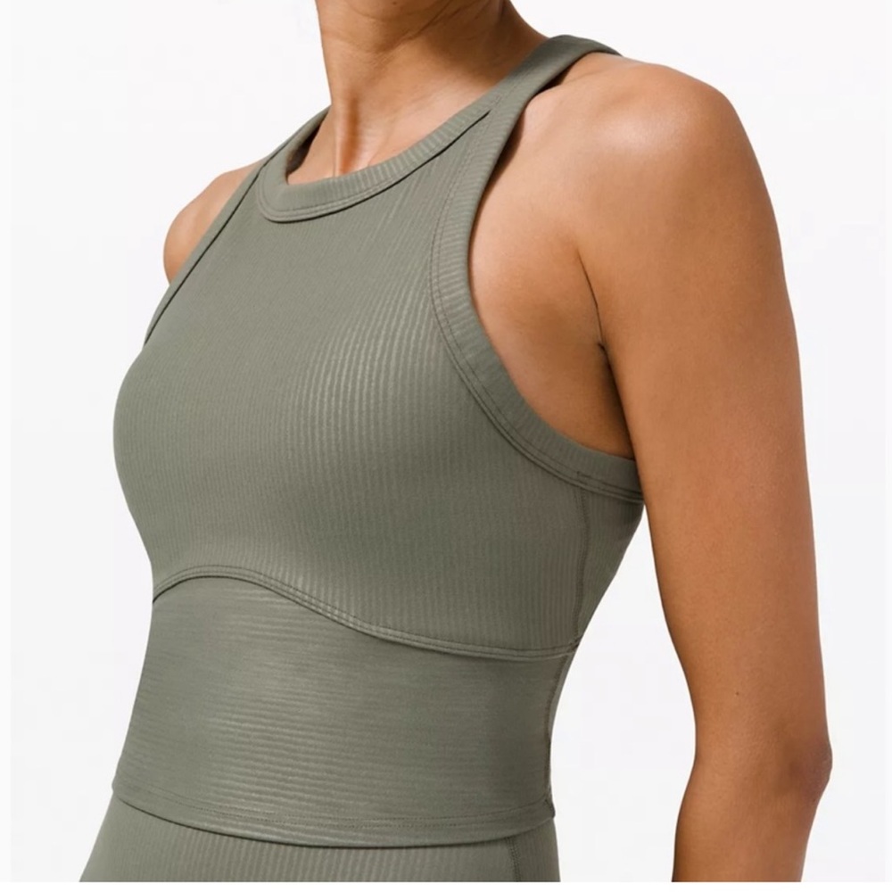 Lululemon Blissful Bend Tank Top * Army Green 6